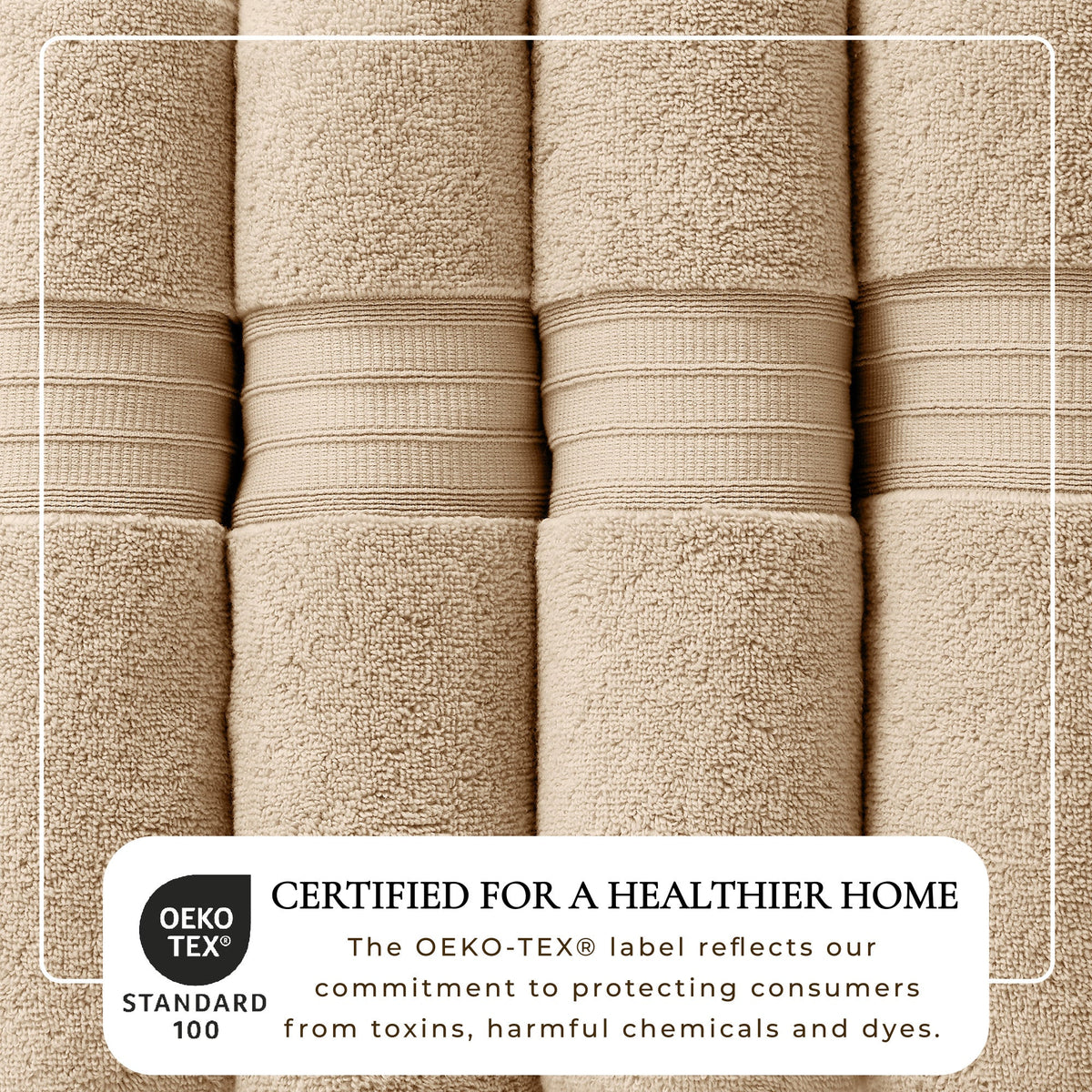 Six Piece Premium Bath Towel Set