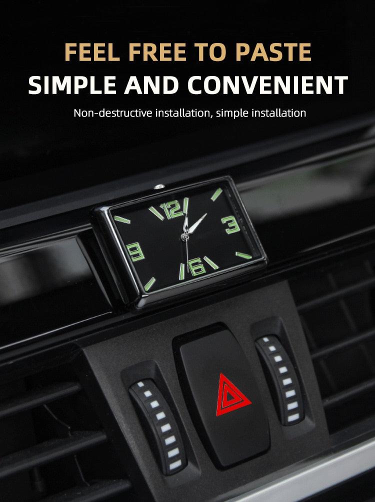 Mini Luminous Car Quartz  Clock