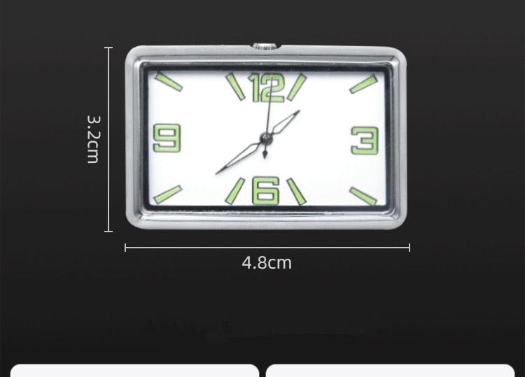 Mini Luminous Car Quartz  Clock