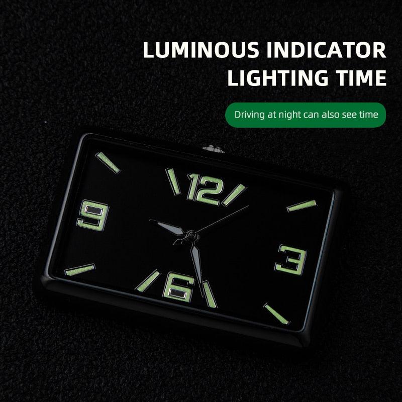 Mini Luminous Car Quartz  Clock