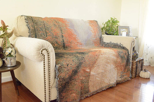 Autumn Tapestry Throw Blanket