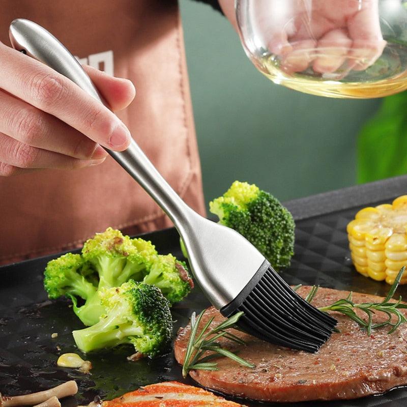 Basting Brush with Stainless Steel Handle