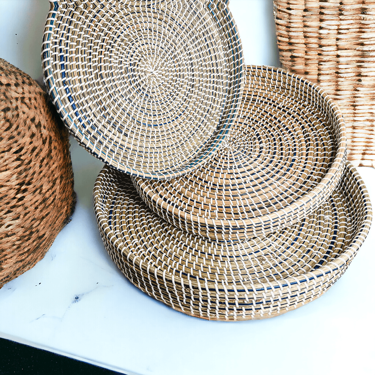 Decorative Seagrass Tray