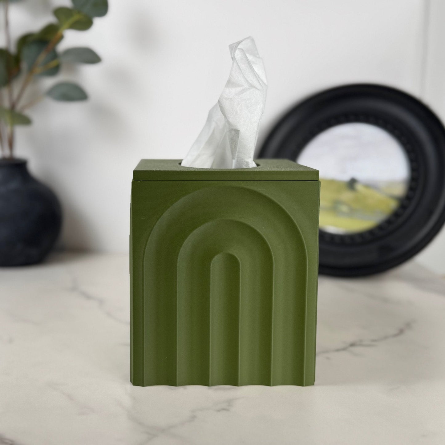 Cubed Arch Tissue Box Cover