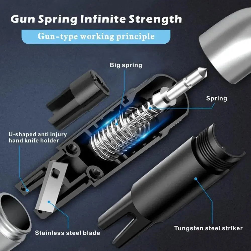 Multifunctional Life-Saving Mini Window Glass Breaker