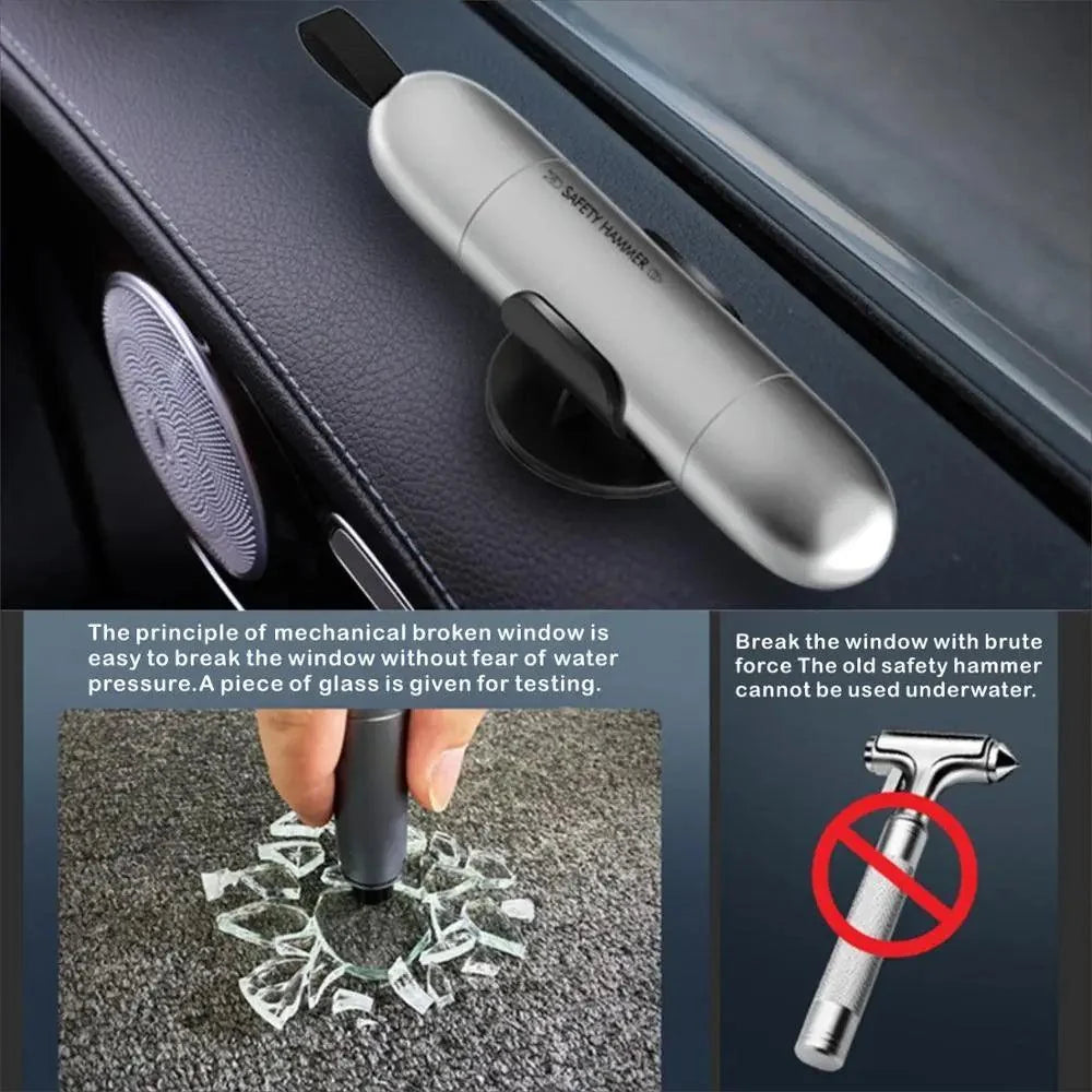 Multifunctional Life-Saving Mini Window Glass Breaker