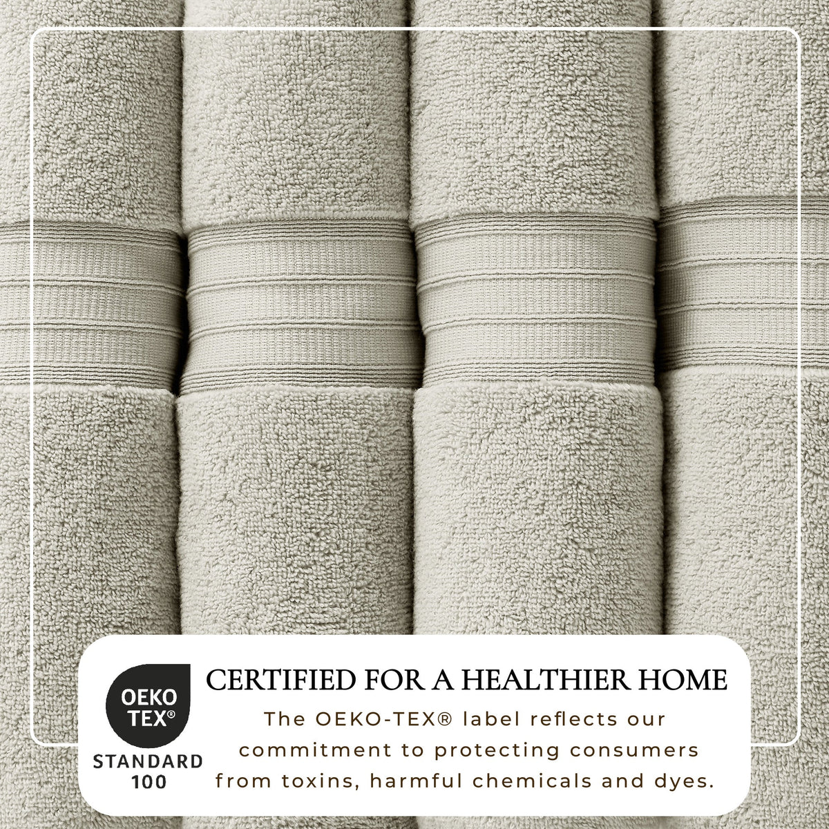 Six Piece Premium Bath Towel Set