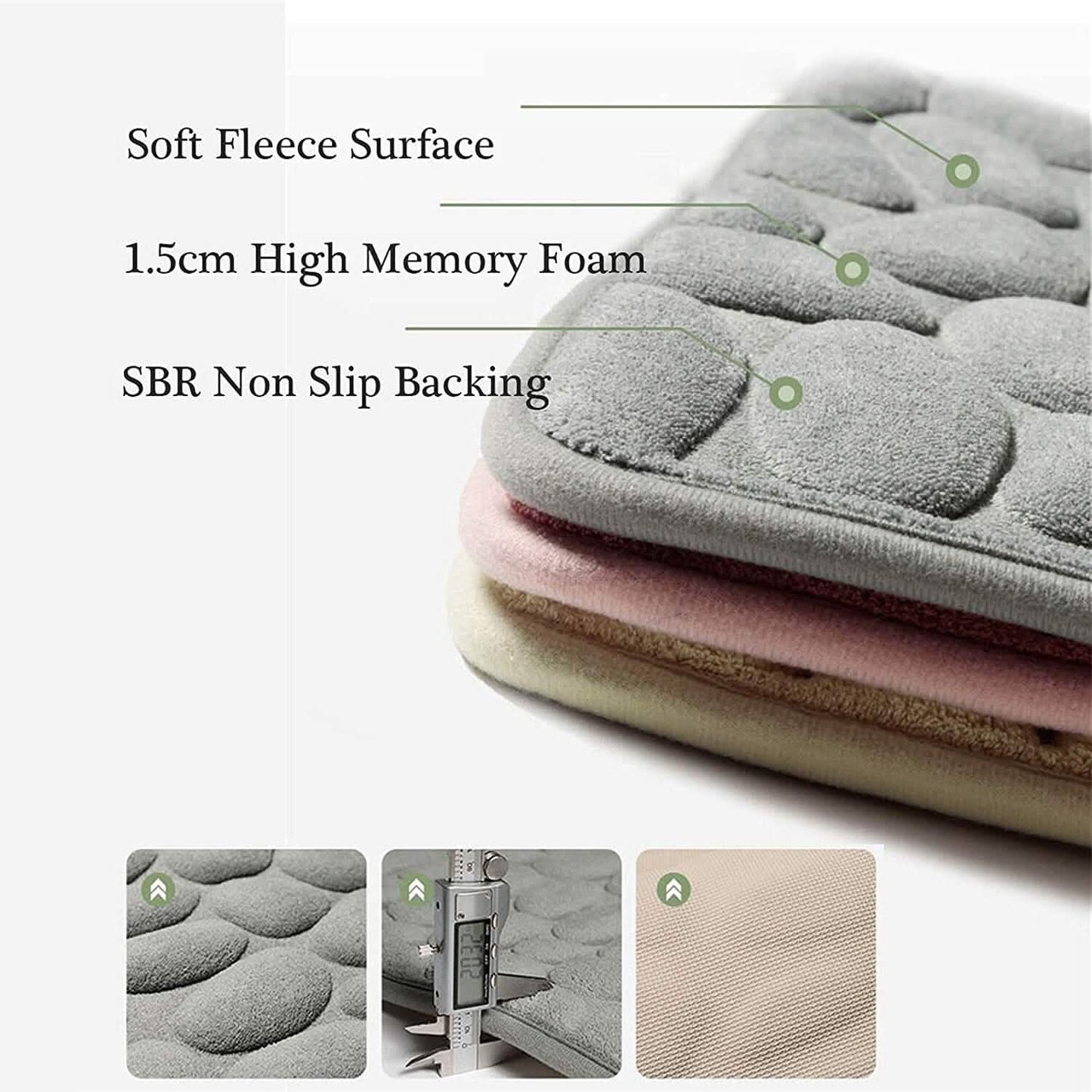 Memory Foam Non Slip Bath Mat