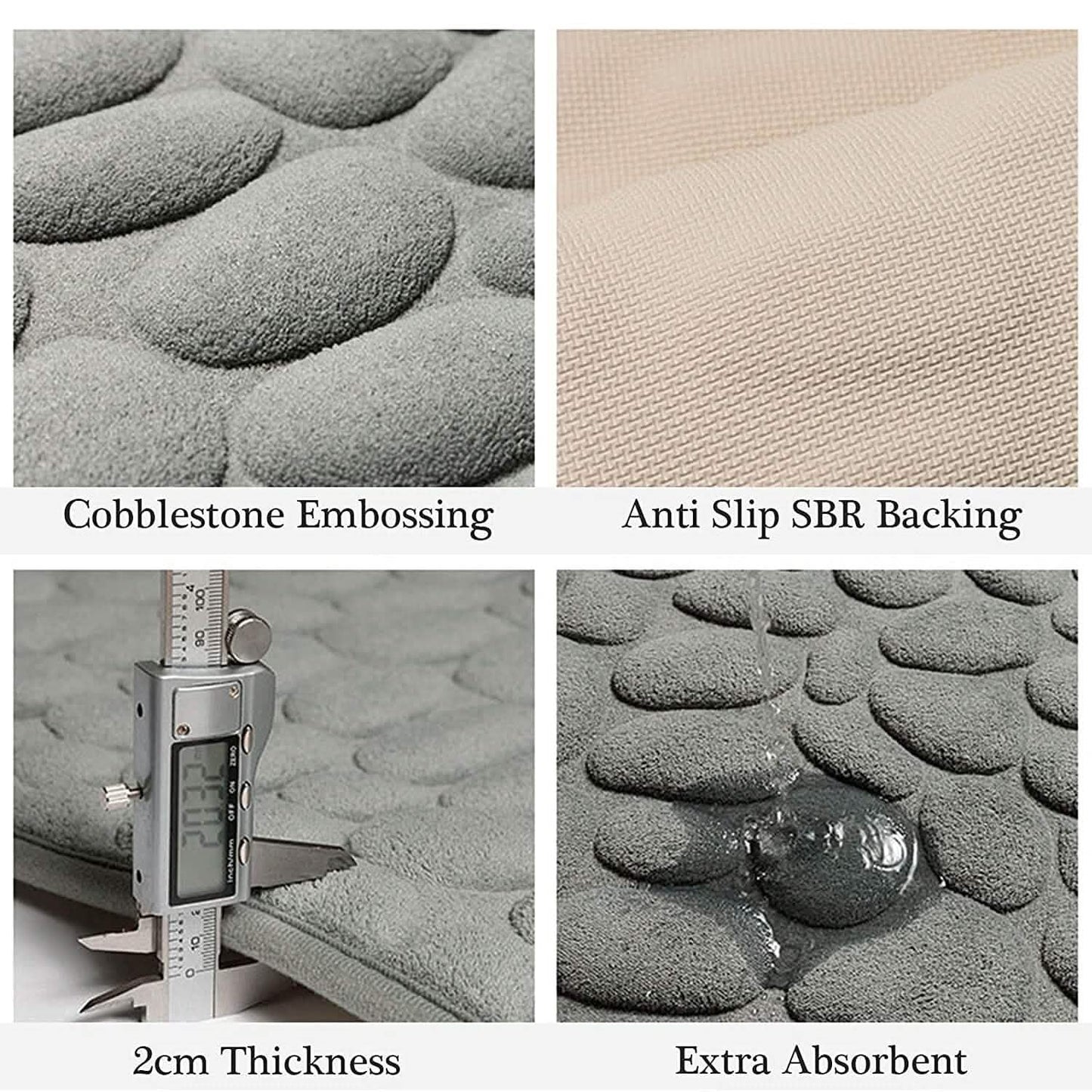 Memory Foam Non Slip Bath Mat