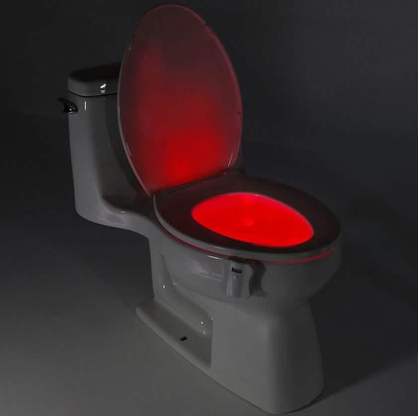 8-Color LED Motion Sensor Toilet Light