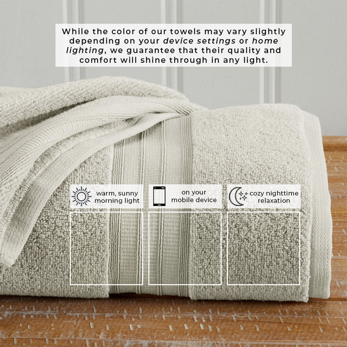 Six Piece Premium Bath Towel Set