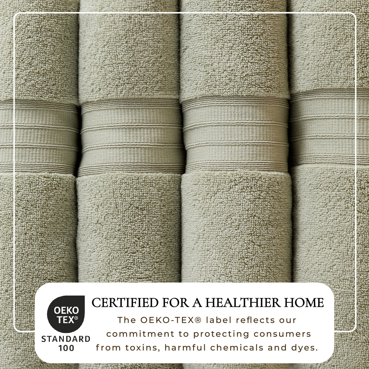 Six Piece Premium Bath Towel Set