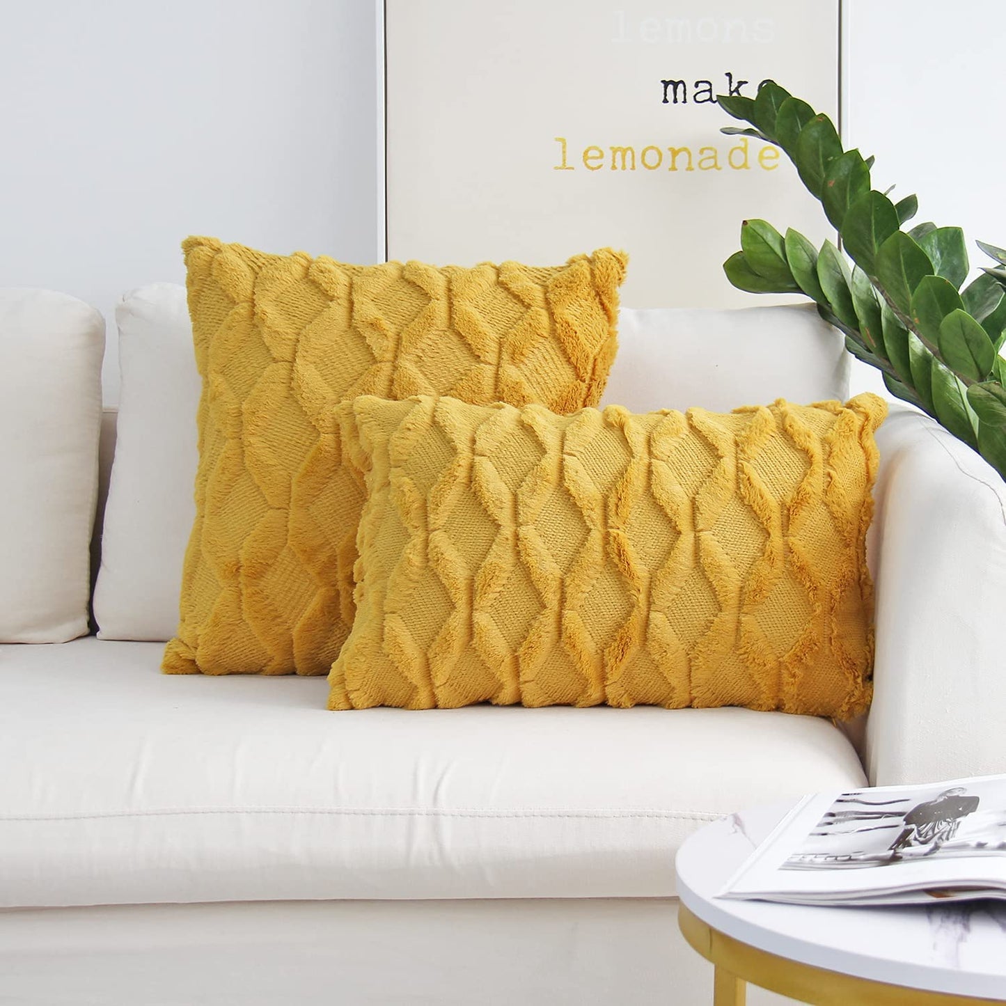 Set of Combo Pillow Covers with Inserts