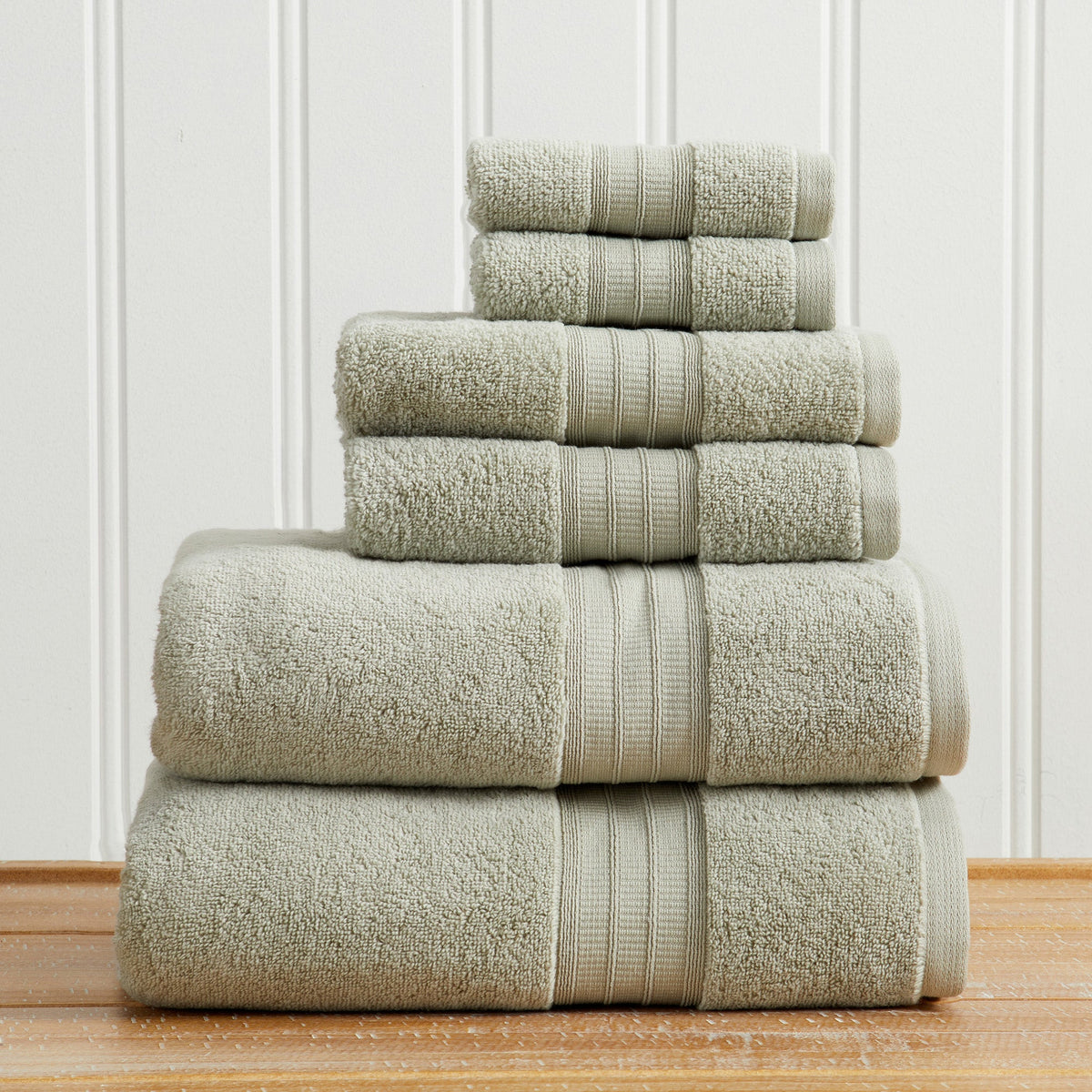 Six Piece Premium Bath Towel Set
