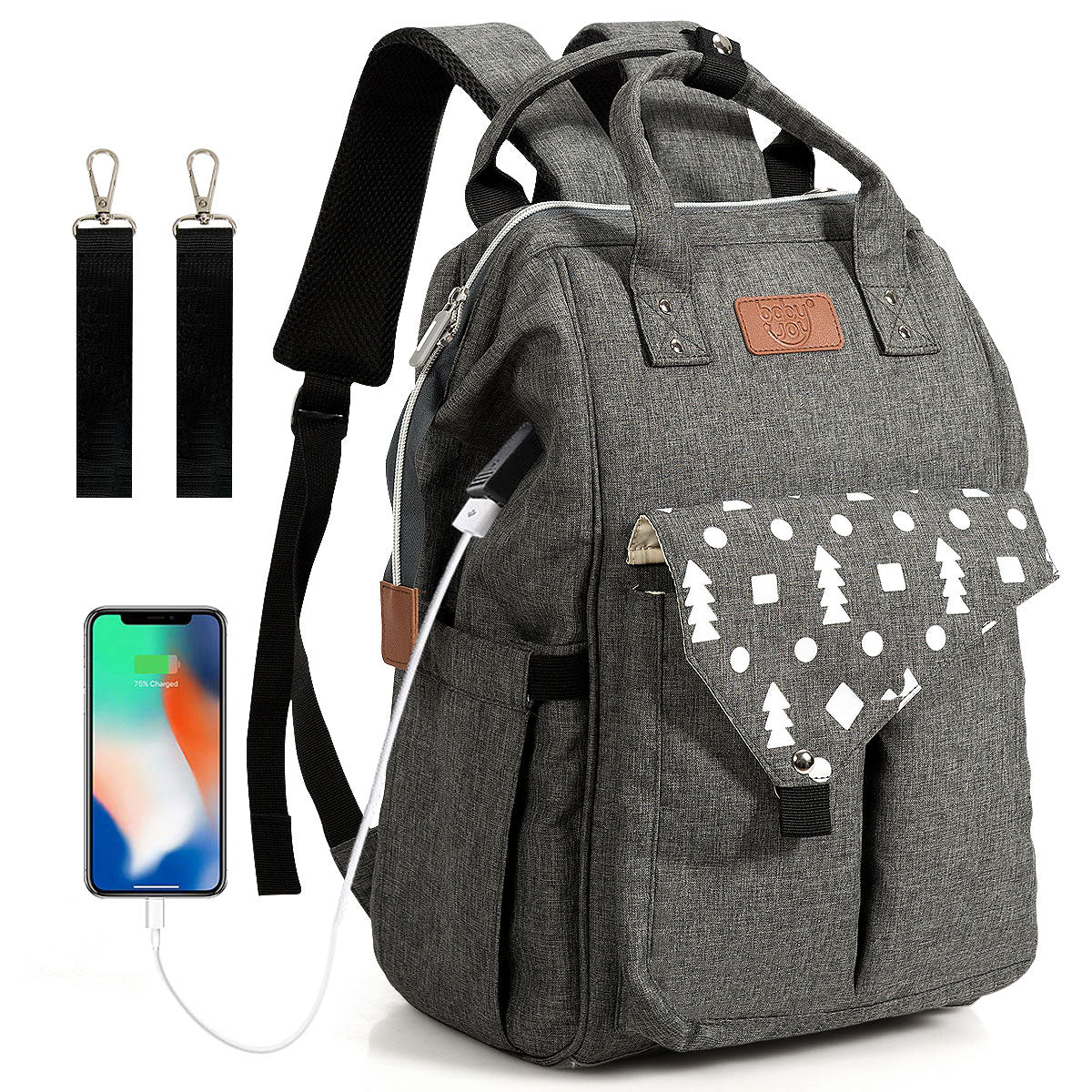 Waterproof Canvas Diaper Bag